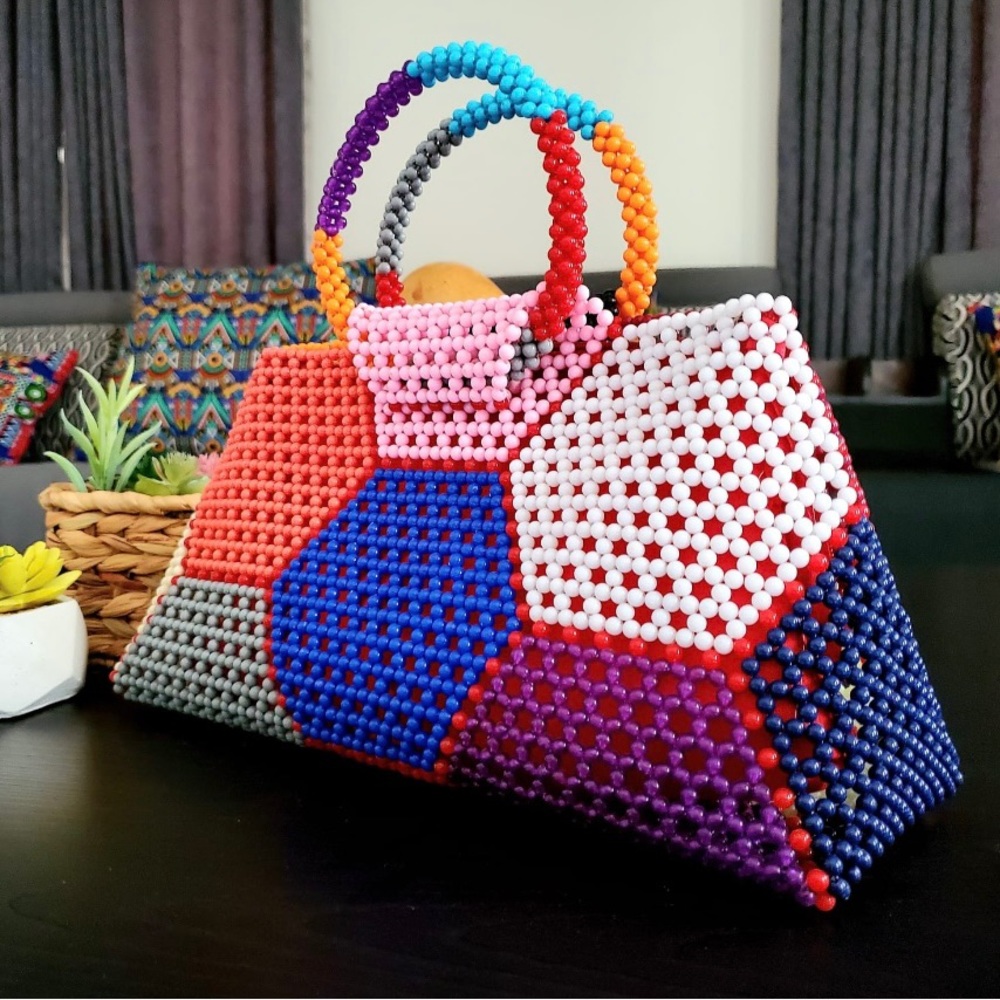Shebbah Handmade Beaded Handbag